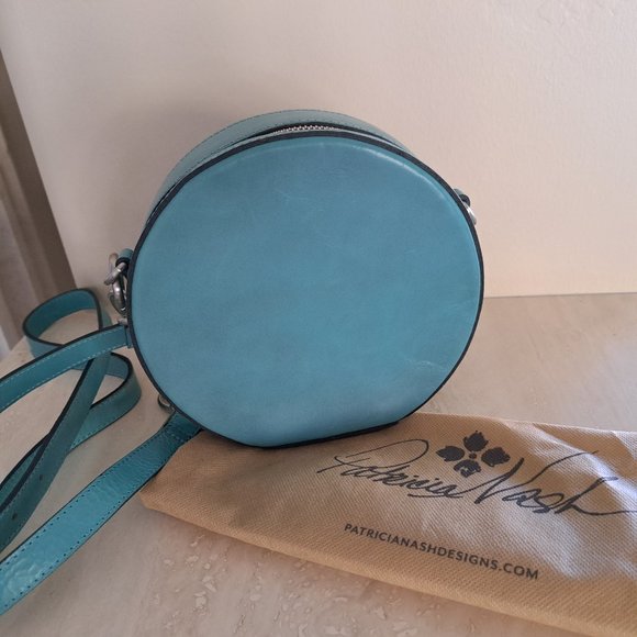 Patricia Nash Devonia Crossbody - Distressed Vintage Blue Grass - Picture 6 of 6